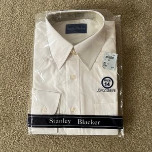 Stanley Blacker boys long sleeve dress shirt